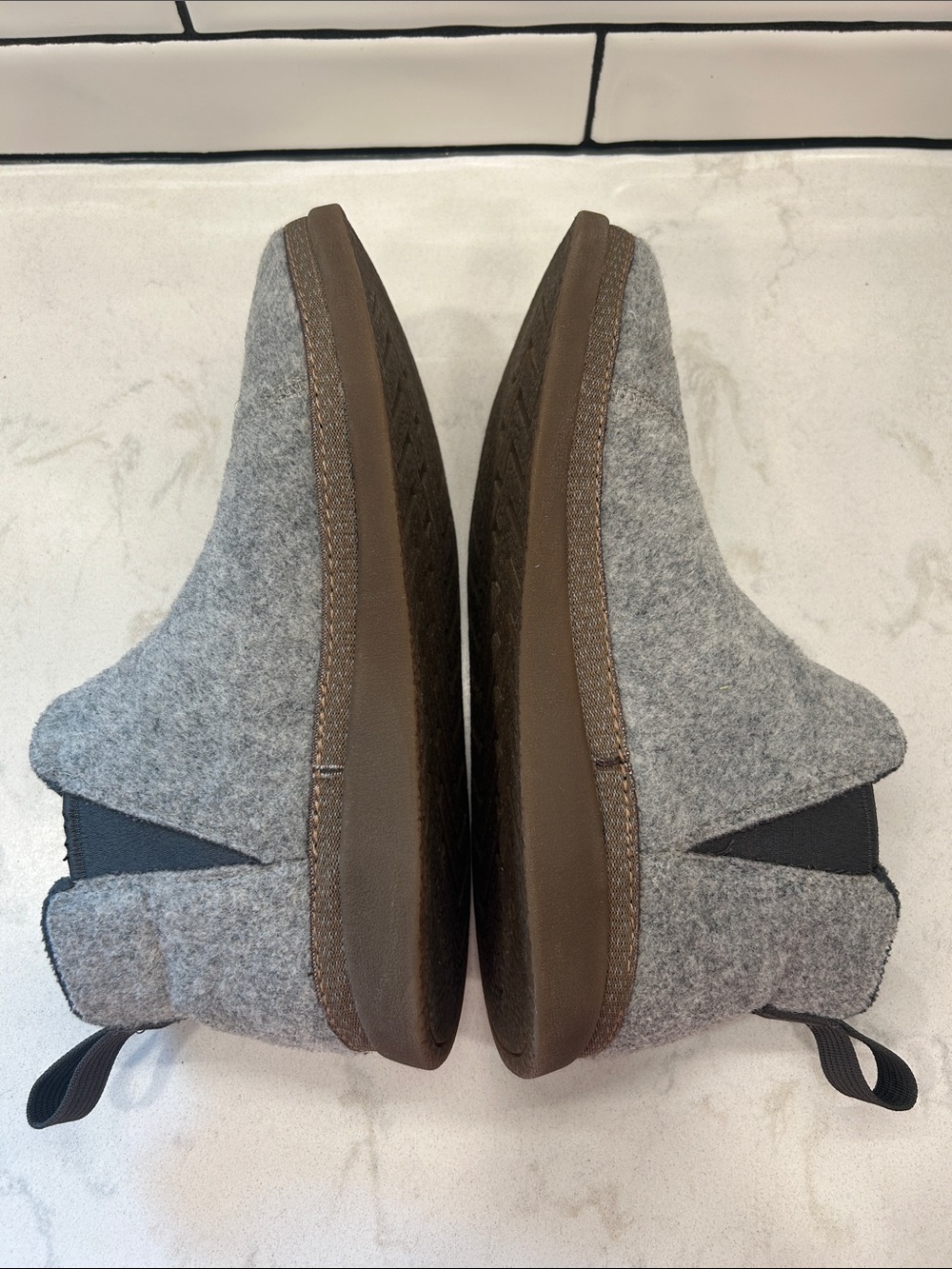 Chaco Gray Revel Chelsea Wool Slip-On Bootie Size 8.5 - Picture 10 of 16